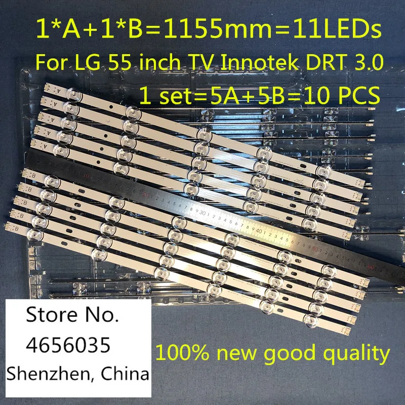 LED Backlight strip For Innotek DRT 3.0 55 55LB561V LG55LF5950 6916L 1730A 1731 1833A 1834A 1989A 1990A 1991A 1992A 2232A 2233A
LED Backlight strip For Innotek DRT 3.0 55 55LB561V LG55LF5950 6916L 1730A 1731 1833A 1834A 1989A 1990A 1991A 1992A 2232A 2233A
