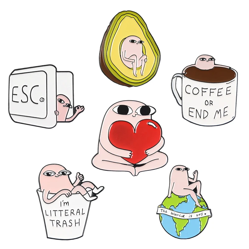 Cartoon cute enamel pin pink mob Avocado coffee cup Earth love brooch creative anime badge to send children gift jewelry
Cartoon cute enamel pin pink mob Avocado coffee cup Earth love brooch creative anime badge to send children gift jewelry