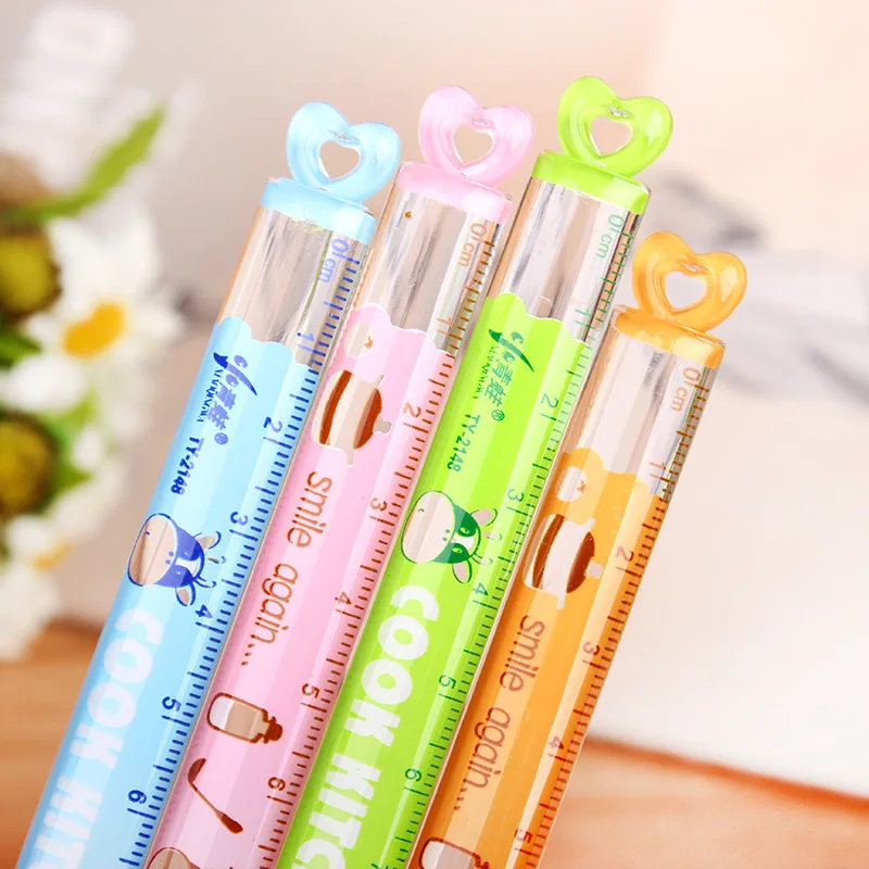 40 pcs/lot 15cm Korean stationery Kawaii mini heart plastic straight rulers for students kids gift office school supplies
40 pcs/lot 15cm Korean stationery Kawaii mini heart plastic straight rulers for students kids gift office school supplies