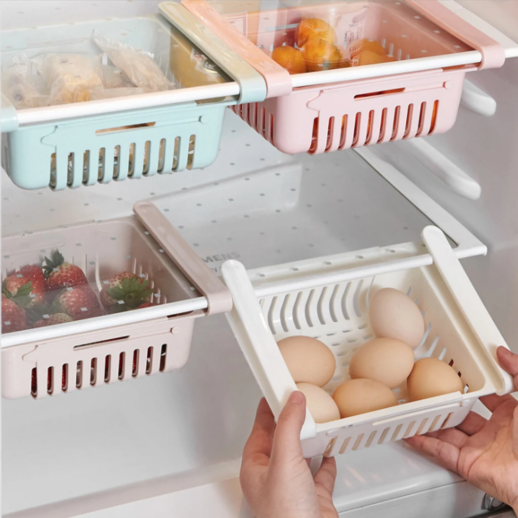Refrigerator Creative Storage Rack Partition Finishing Kitchen Plastic Article Container Shelf Retractable Drawer Storage Rack
Refrigerator Creative Storage Rack Partition Finishing Kitchen Plastic Article Container Shelf Retractable Drawer Storage Rack