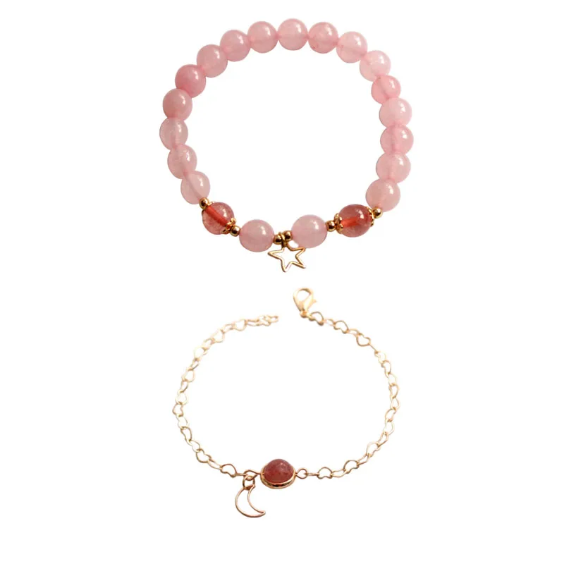 Sansummer New Bracelet Gift Box Sweet Girl Pink Geometry Star Moon Combination Sky Blessing Bracelet Jewelry Best Gift 6159
Sansummer New Bracelet Gift Box Sweet Girl Pink Geometry Star Moon Combination Sky Blessing Bracelet Jewelry Best Gift 6159