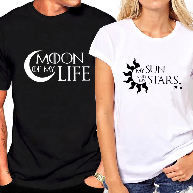 2019 New Fashion Couple T-shirt for Lovers Print Sun Moon Funny T Shirt Femlae Tee Shirt for Couple Women Summer Tops drop ship
2019 New Fashion Couple T-shirt for Lovers Print Sun Moon Funny T Shirt Femlae Tee Shirt for Couple Women Summer Tops drop ship