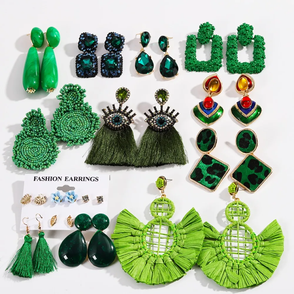 Miwens Green Color Earrings Women Spring Summer Small Fresh Style Whholesale Factory Lady Girl Drop Dangle Earring Jewelry A433
Miwens Green Color Earrings Women Spring Summer Small Fresh Style Whholesale Factory Lady Girl Drop Dangle Earring Jewelry A433