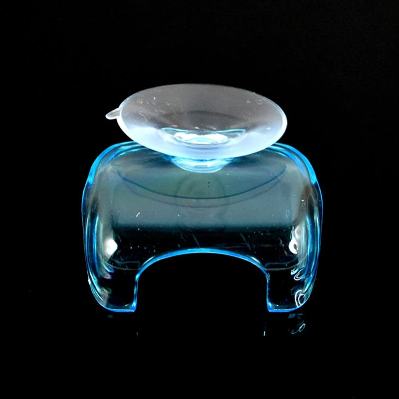 1Pcs-New-Practical-Clear-Blue-Plastic-Super-Razor-Holder-with-Suckers-Suction-Cup-Shaver-Storage-Rack (4)