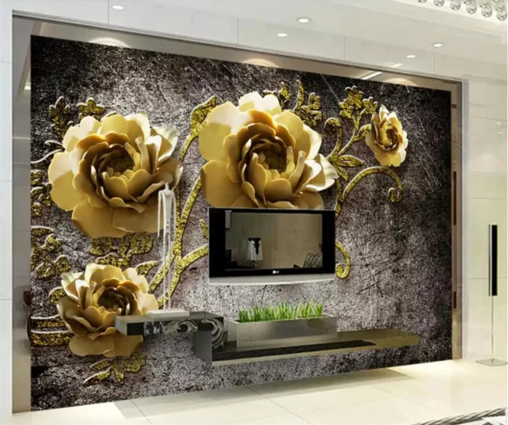 beibehang Custom wallpaper 3d large Papel de parede mural embossed peony flowers vintage background wall paper Papel de parede
beibehang Custom wallpaper 3d large Papel de parede mural embossed peony flowers vintage background wall paper Papel de parede