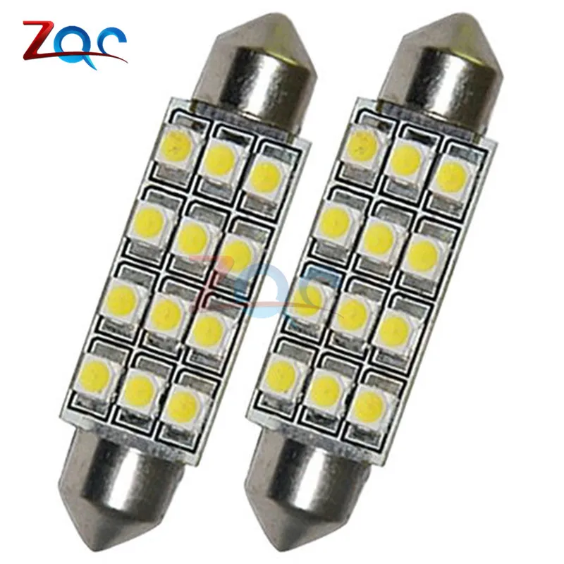 5pcs New Car Dome 12 3528-SMD LED Bulb Light Interior Festoon Lamp 40mm White Great
5pcs New Car Dome 12 3528-SMD LED Bulb Light Interior Festoon Lamp 40mm White Great