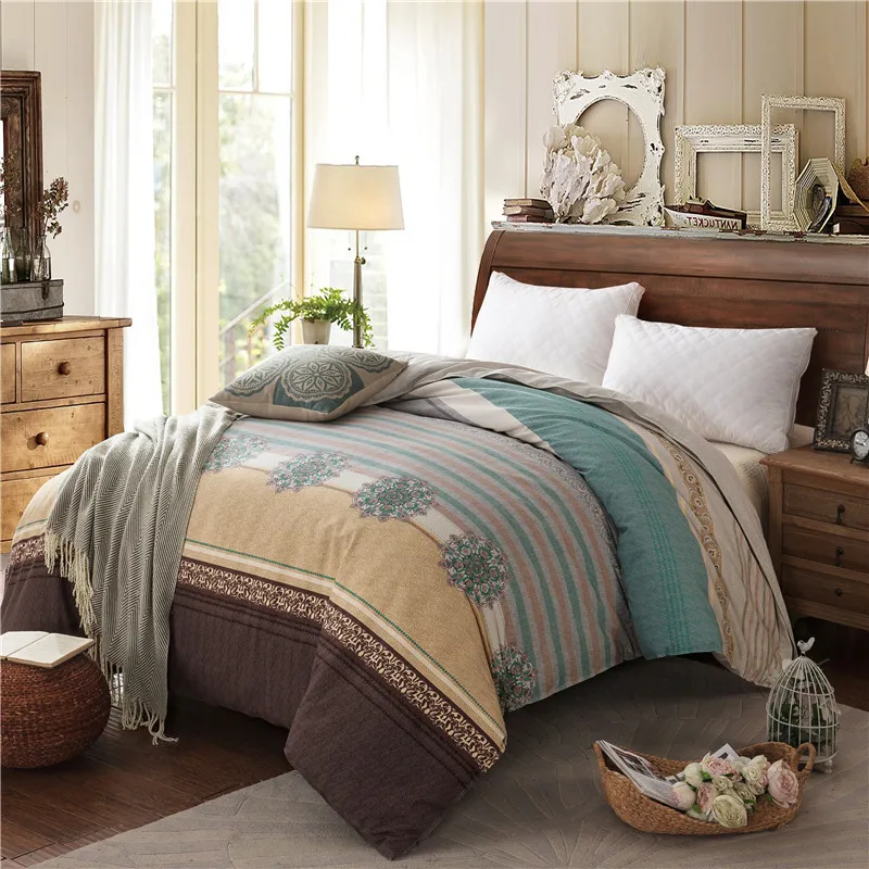 European Retro Style Dark Stitching Pattern Cotton Thickening 1 Pcs Duvet Cover With Zipper Quilt Or Comforter Or Blanket Case
European Retro Style Dark Stitching Pattern Cotton Thickening 1 Pcs Duvet Cover With Zipper Quilt Or Comforter Or Blanket Case
