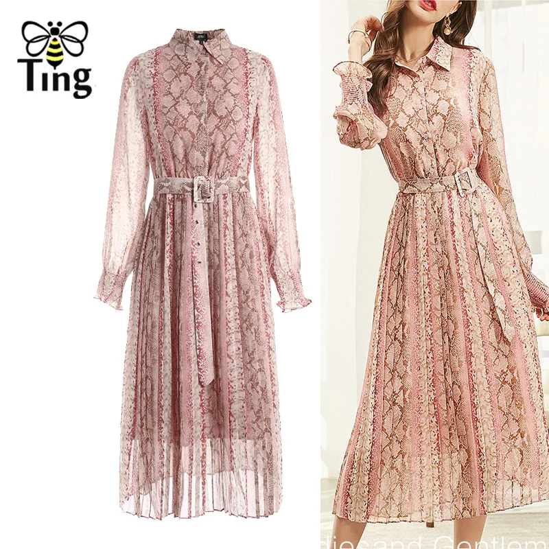 Tingfly New Arrivals Spring Autumn Full Sleeve Print Midi Dress Fashion Breasted Open Collar Floral Lady Office Work Dress Casua
Tingfly New Arrivals Spring Autumn Full Sleeve Print Midi Dress Fashion Breasted Open Collar Floral Lady Office Work Dress Casua