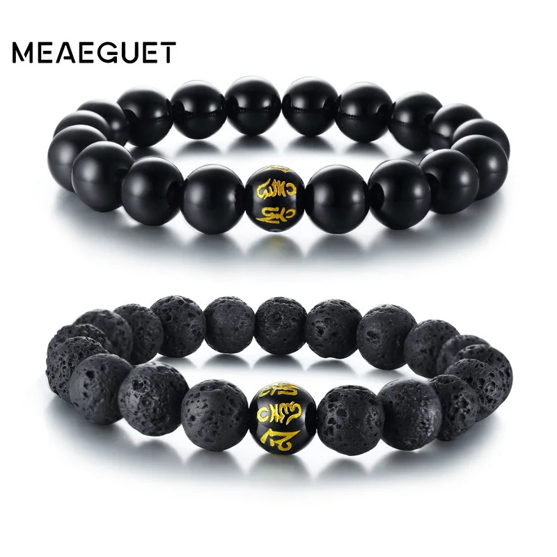 Tibet Buddhist Mantra Mens Stone Bracelet Black Color Carnelian Lave Beads Male Wristbands Elastic Prayer Pulseira Masculina
Tibet Buddhist Mantra Mens Stone Bracelet Black Color Carnelian Lave Beads Male Wristbands Elastic Prayer Pulseira Masculina