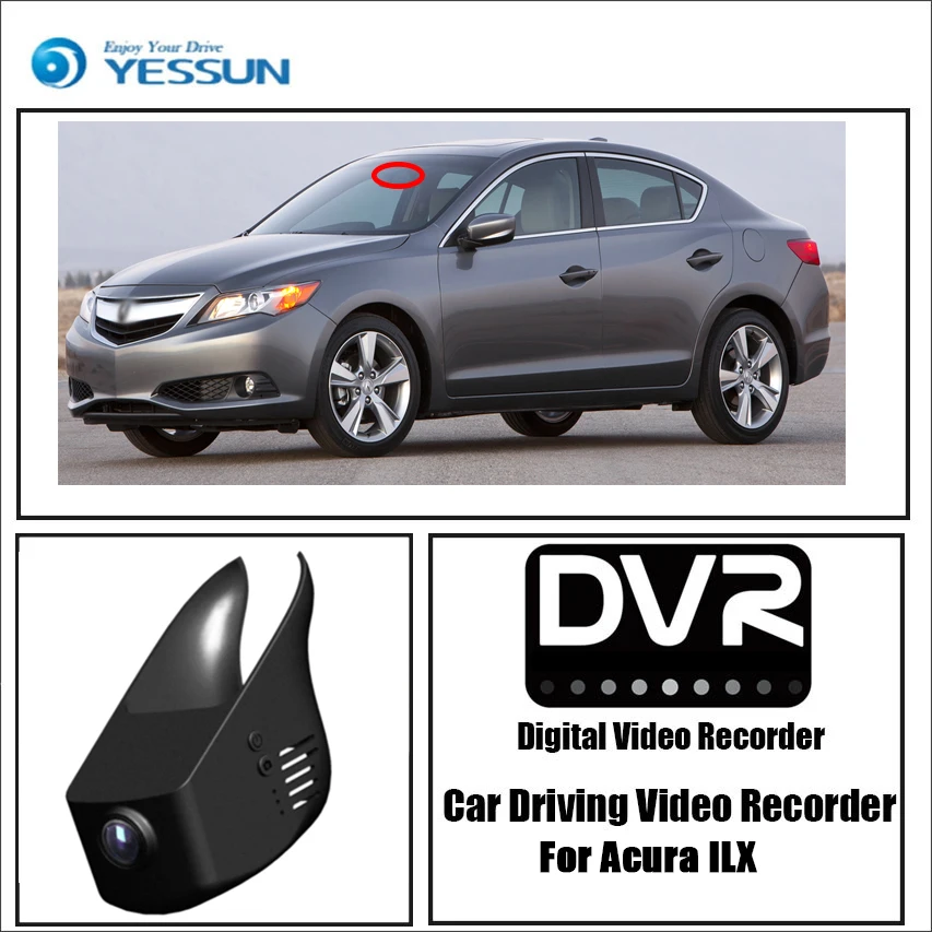 YESSUN for Acura ILX Car DVR Mini Wifi Camera Driving Video Recorder Novatek 96658 Registrator Dash Cam Original Style 
YESSUN for Acura ILX Car DVR Mini Wifi Camera Driving Video Recorder Novatek 96658 Registrator Dash Cam Original Style
