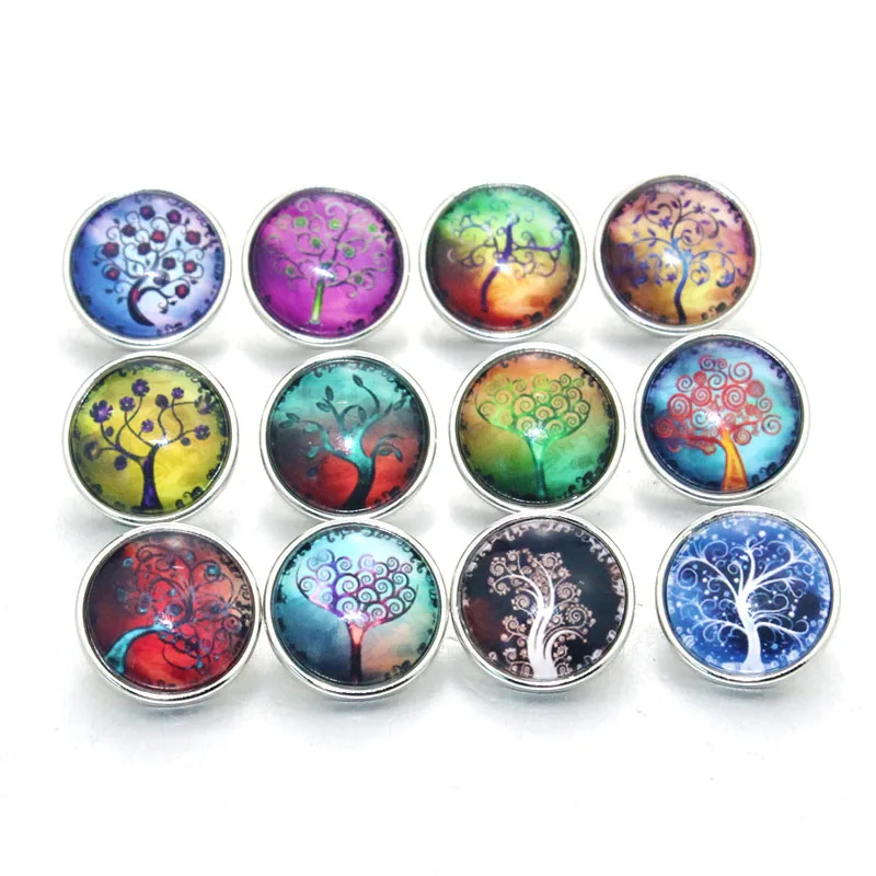 10pcs/lot Mixed tree of Life Pattern&Styles Charms 12mm 18mm 20mm Glass Snap Button For DIY Bracelet Snaps Jewelry 020301
10pcs/lot Mixed tree of Life Pattern&Styles Charms 12mm 18mm 20mm Glass Snap Button For DIY Bracelet Snaps Jewelry 020301