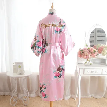BZEL Plus Size Bridemaids Long Robe Sexy Print Flower Peacock Kimono Bathrobe Gown Bride Bridesmaid Wedding Robes Sexy Sleepwear
BZEL Plus Size Bridemaids Long Robe Sexy Print Flower Peacock Kimono Bathrobe Gown Bride Bridesmaid Wedding Robes Sexy Sleepwear