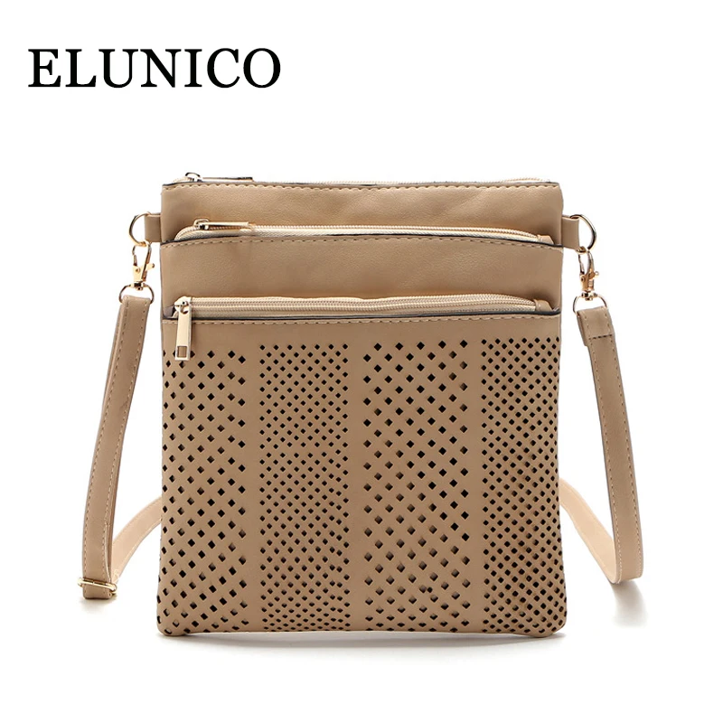 ELUNICO 2021 New Hot Selling Luxury Handbags Women Bags Designer Casual Hollow Out Small Shoulder Crossbody Bag Bolsa Sac A Main | Багаж и