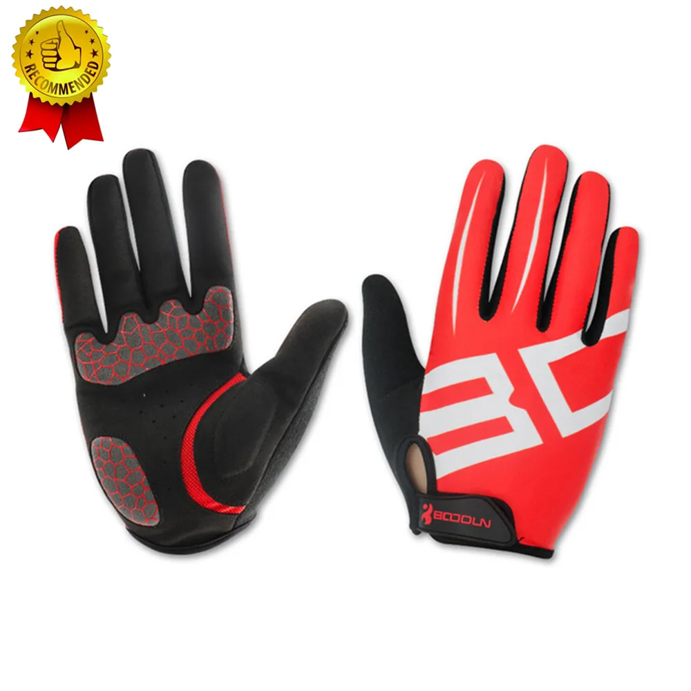BOODUN Sports Bicycle Gloves Lycra Microfiber SBR Materials And Full Finger Riding Gloves 4 colors Size S ~ XL BD2260938
BOODUN Sports Bicycle Gloves Lycra Microfiber SBR Materials And Full Finger Riding Gloves 4 colors Size S ~ XL BD2260938