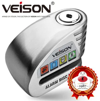VEISON Motorbike Waterproof Anti-theft 130dB Alarm Lock Motorcycle Bike Disc Security Warning Lock 6mm Pin Brake Lock
VEISON Motorbike Waterproof Anti-theft 130dB Alarm Lock Motorcycle Bike Disc Security Warning Lock 6mm Pin Brake Lock