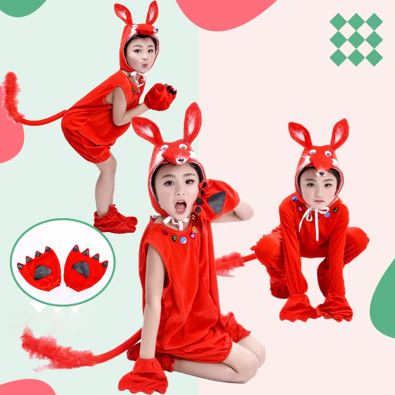 Children Kids Girl Boy Cartoon Animal Fox Costume Cosplay Clothes Children's Day Halloween Textbook drama cartoon Jumpsuit
Children Kids Girl Boy Cartoon Animal Fox Costume Cosplay Clothes Children's Day Halloween Textbook drama cartoon Jumpsuit