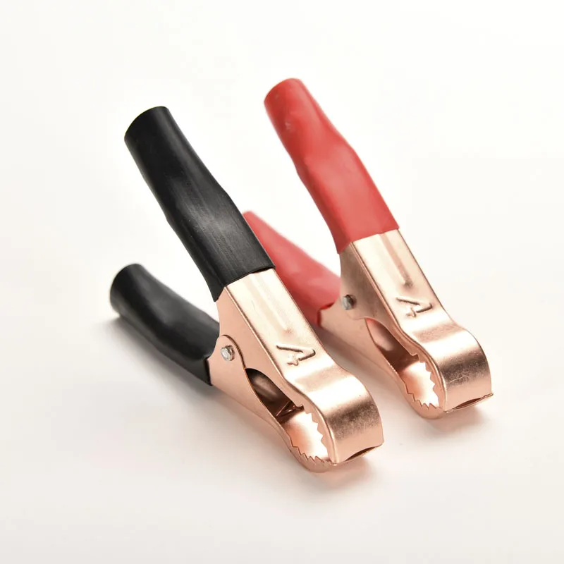2Pcs Promotion Car Alligator Clips Battery Clamps Crocodile Clip 50A Red + Black 80mm Aligator Clips Car Battery Plug
2Pcs Promotion Car Alligator Clips Battery Clamps Crocodile Clip 50A Red + Black 80mm Aligator Clips Car Battery Plug