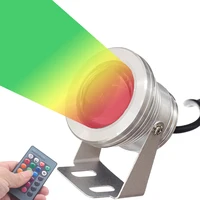 OSIDEN Led Underwater Light RGB 10W 12V Led Underwater Light 16 Colors Waterproof IP67 Fountain PoolLamp Lighting landscape Lamp image