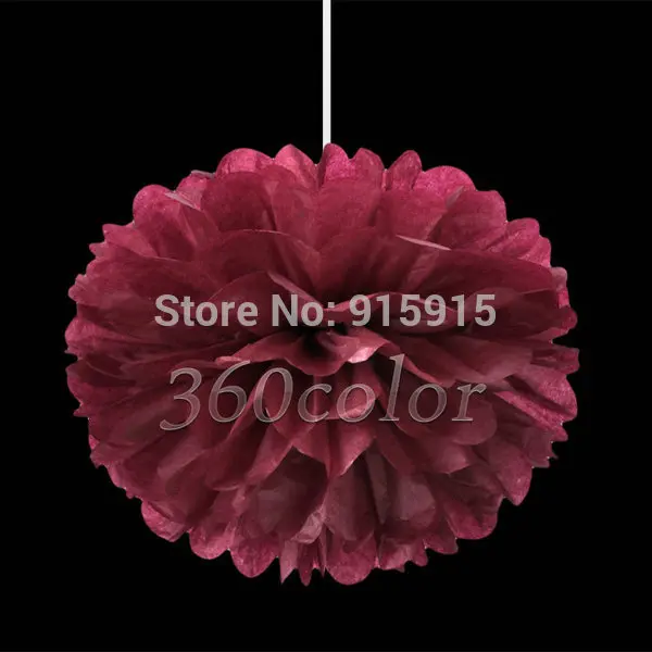 10pcs/lot Burgundy 8 Inch (20cm) Tissue Paper Pom Poms Paper Flower Balls Crafts Christmas Wedding Party Decoration
10pcs/lot Burgundy 8 Inch (20cm) Tissue Paper Pom Poms Paper Flower Balls Crafts Christmas Wedding Party Decoration