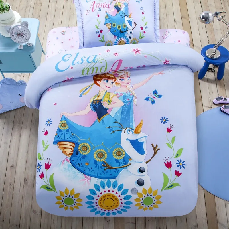 Frozen Elsa Anna Duvet Cover Flat Sheet Pillow Cases Twin Queen Size 100% Cotton Quilt Cover Bed Sheet Bed Linen Set For Girls
Frozen Elsa Anna Duvet Cover Flat Sheet Pillow Cases Twin Queen Size 100% Cotton Quilt Cover Bed Sheet Bed Linen Set For Girls
