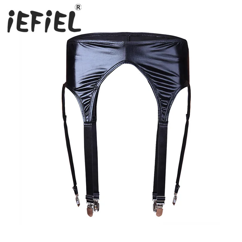 Sexy Women Wetlook Patent Leather Garter G-string Plastic/ Metal Clip Sock Garter Belt Holder Fastener Suspender for Nightwear
Sexy Women Wetlook Patent Leather Garter G-string Plastic/ Metal Clip Sock Garter Belt Holder Fastener Suspender for Nightwear