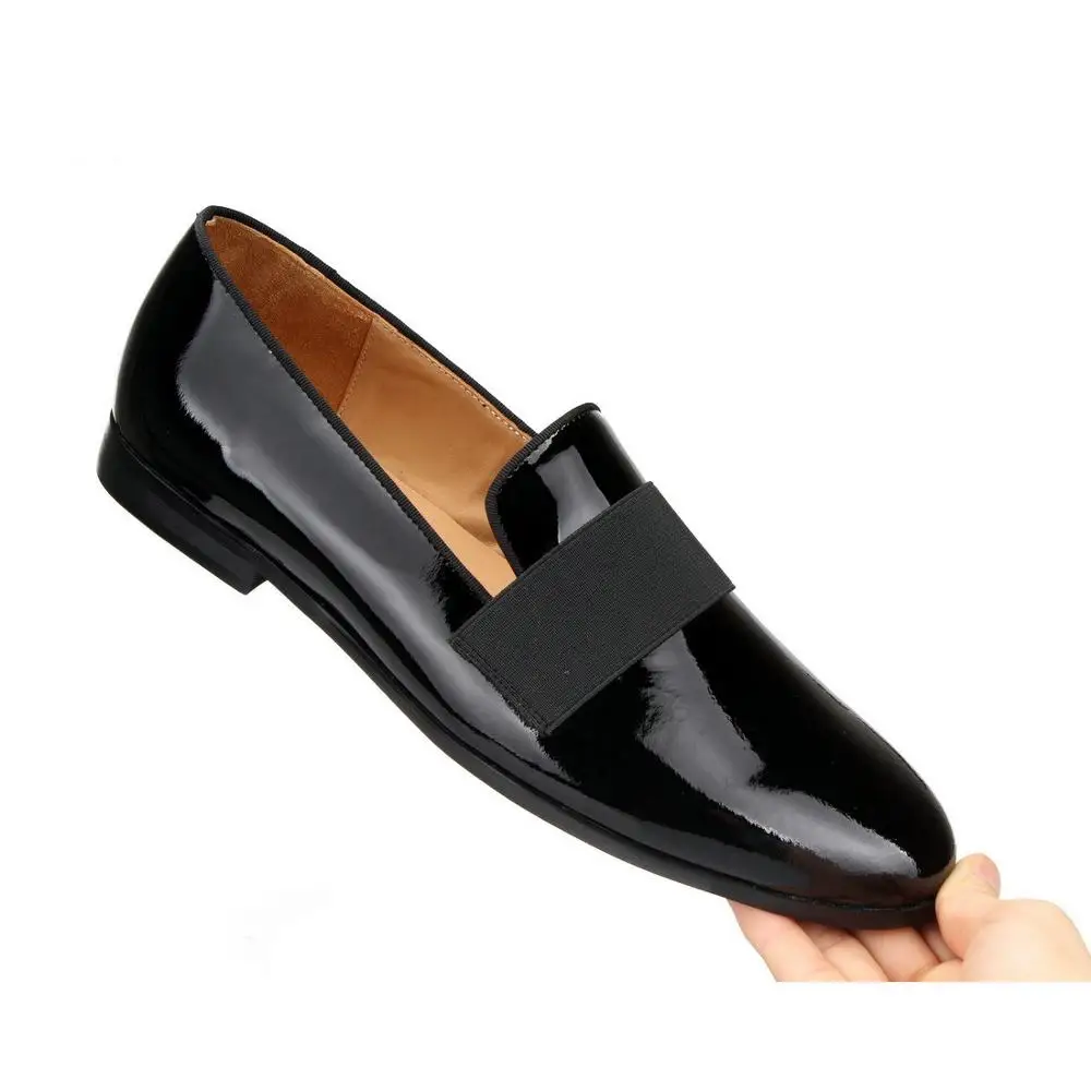 black Patent leather Loafers Dress shoes (12)