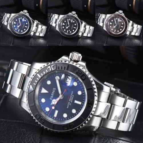2019 Valentines gifts 41mm parnis Blue Black Brown Dial Sapphire Luminous Date 21 jewels miyota Automatic Mechanical men's Watch
2019 Valentines gifts 41mm parnis Blue Black Brown Dial Sapphire Luminous Date 21 jewels miyota Automatic Mechanical men's Watch