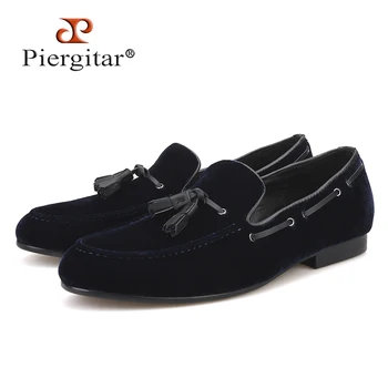Piergitar 2018 Navy Blue Leather Tassel Men Shoes Men's Party and Wedding Shoes Men Velvet Loafers Men's Flats shoes
Piergitar 2018 Navy Blue Leather Tassel Men Shoes Men's Party and Wedding Shoes Men Velvet Loafers Men's Flats shoes