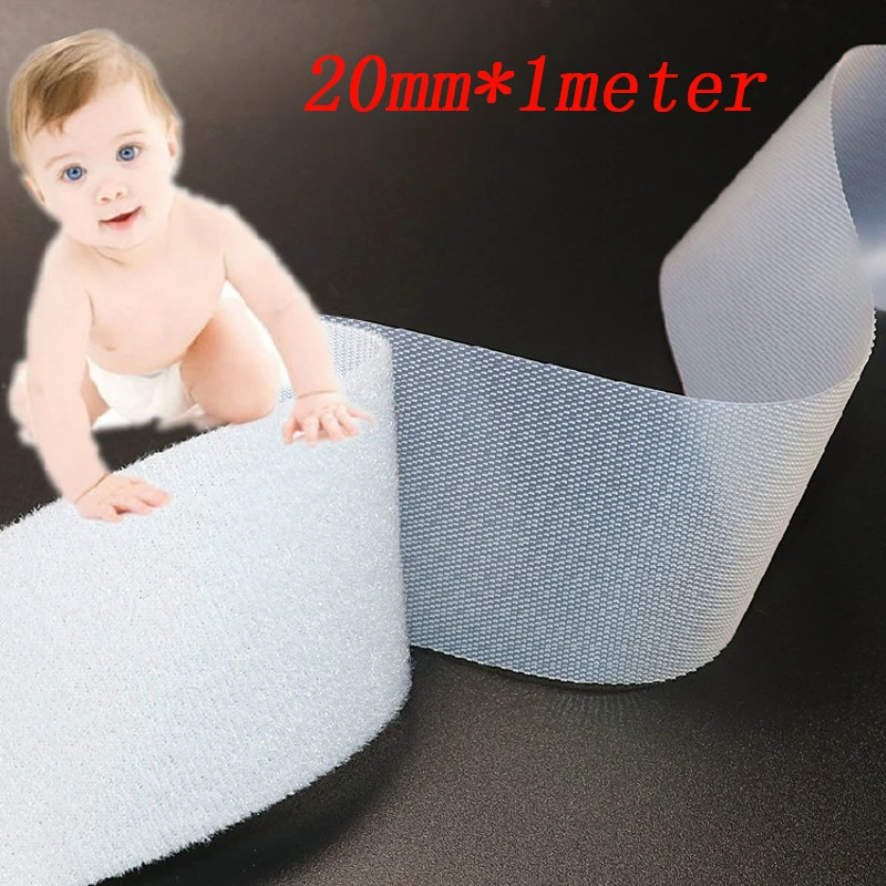 20mm(0.78")*1meter White/black hooks and loops Super soft baby skin-friendly diaper DIY clothing self adhesive fastener tape
20mm(0.78")*1meter White/black hooks and loops Super soft baby skin-friendly diaper DIY clothing self adhesive fastener tape