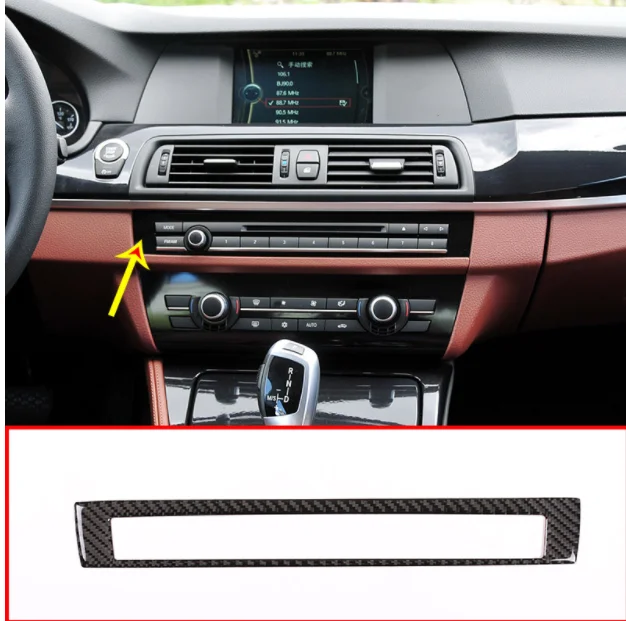 Настоящее углеродное волокно для BMW 5 серии F10 F18 520 2011-2017, Автомобильный Центральный CD-режим, декоративные наклейки на раму, автомобильные акс...
Настоящее углеродное волокно для BMW 5 серии F10 F18 520 2011-2017, Автомобильный Центральный CD-режим, декоративные наклейки на раму, автомобильные акс...