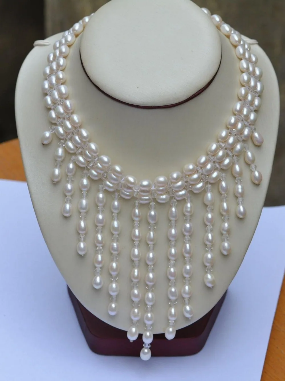 Natural 7-8mm AAA pearl necklace jewelry | Украшения и аксессуары