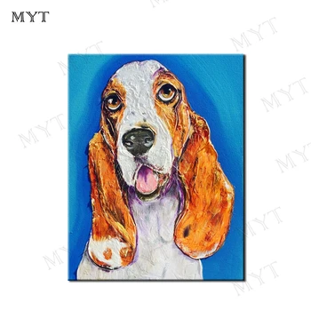 MYT High Quality Golden Hair Beautiful Dog Oil Paintings On Canvas Oil Painting By Hand Painted Good Quality Abstract Dog
MYT High Quality Golden Hair Beautiful Dog Oil Paintings On Canvas Oil Painting By Hand Painted Good Quality Abstract Dog