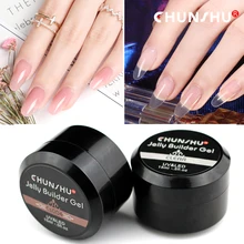 Быстро Led желе строитель гель акриловые ногти французские накладные лаки для ногтей конструктор поли гель природа Удлинительный УФ-гель ла...(China)