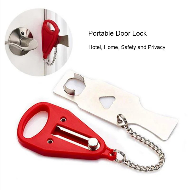 Portable Hotel Door Lock Locks Self-Defense Door Stop Travel Travel Accommodation Door Stopper wooden Door Lock Dropshipping
Portable Hotel Door Lock Locks Self-Defense Door Stop Travel Travel Accommodation Door Stopper wooden Door Lock Dropshipping
