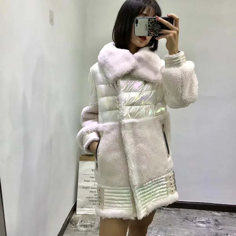 parka sheep fur coat long women winter 2019 new fashion 90% white duck down jacket turn-down collar thick warm parka pink coats
parka sheep fur coat long women winter 2019 new fashion 90% white duck down jacket turn-down collar thick warm parka pink coats