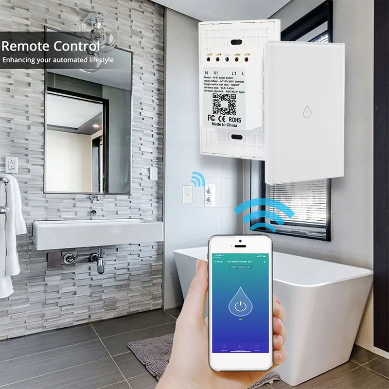 Wifi Boiler Switch Smart Boiler Switch Timing Water Heater Remote Control Wifi Water Heater Switch Boiler Smart Home
Wifi Boiler Switch Smart Boiler Switch Timing Water Heater Remote Control Wifi Water Heater Switch Boiler Smart Home