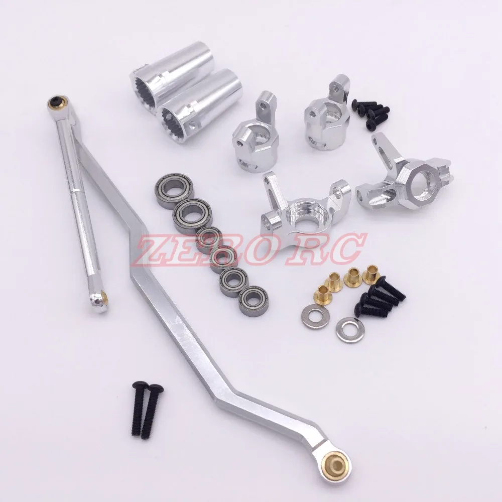 AXIAL WRAITH ALUMINUM Front Steering Link, Knuckle, C-Hub, Rear Axle Lock-out With Bearing Set (5) Silver
AXIAL WRAITH ALUMINUM Front Steering Link, Knuckle, C-Hub, Rear Axle Lock-out With Bearing Set (5) Silver