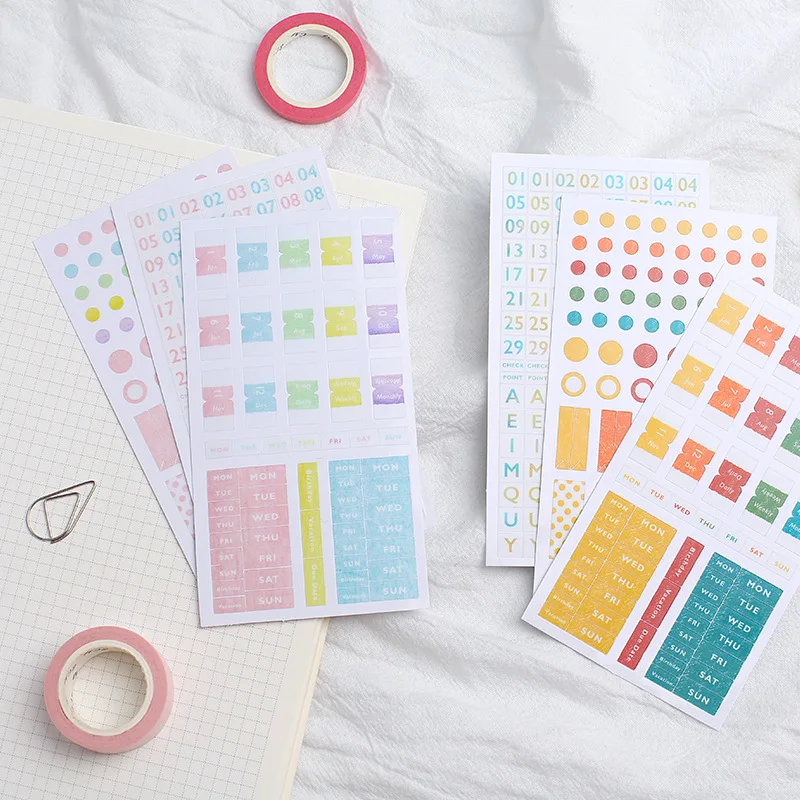 Note For Index DIY Mini Paper Stickers 7*13cm Journal Diary Decoration Supplies 3 Sheets School Office Agenda Gift
Note For Index DIY Mini Paper Stickers 7*13cm Journal Diary Decoration Supplies 3 Sheets School Office Agenda Gift