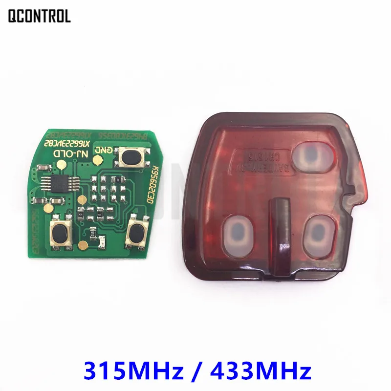QCONTROL Remote Key Core Assembly 315MHz or 433MHz for MITSUBISHI Car Outlander Pajero Triton ASX Shogun
QCONTROL Remote Key Core Assembly 315MHz or 433MHz for MITSUBISHI Car Outlander Pajero Triton ASX Shogun