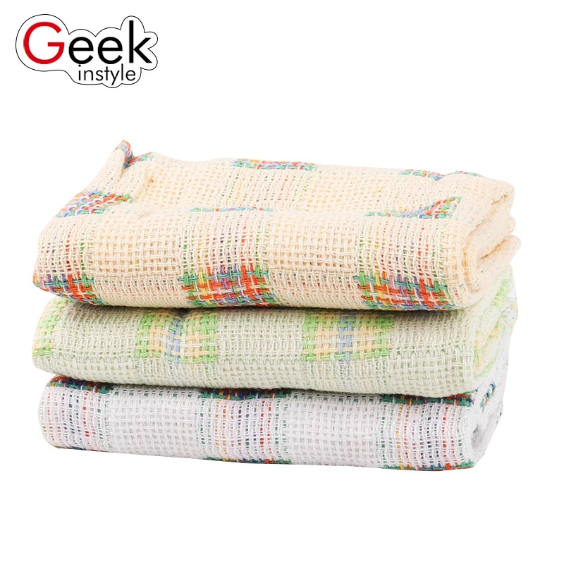 Geekinstyle 3pcs/lot cotton 35*35cm kitchen dish Cloth High-efficiency tableware Household Wipe table rag Cleaning Towel
Geekinstyle 3pcs/lot cotton 35*35cm kitchen dish Cloth High-efficiency tableware Household Wipe table rag Cleaning Towel