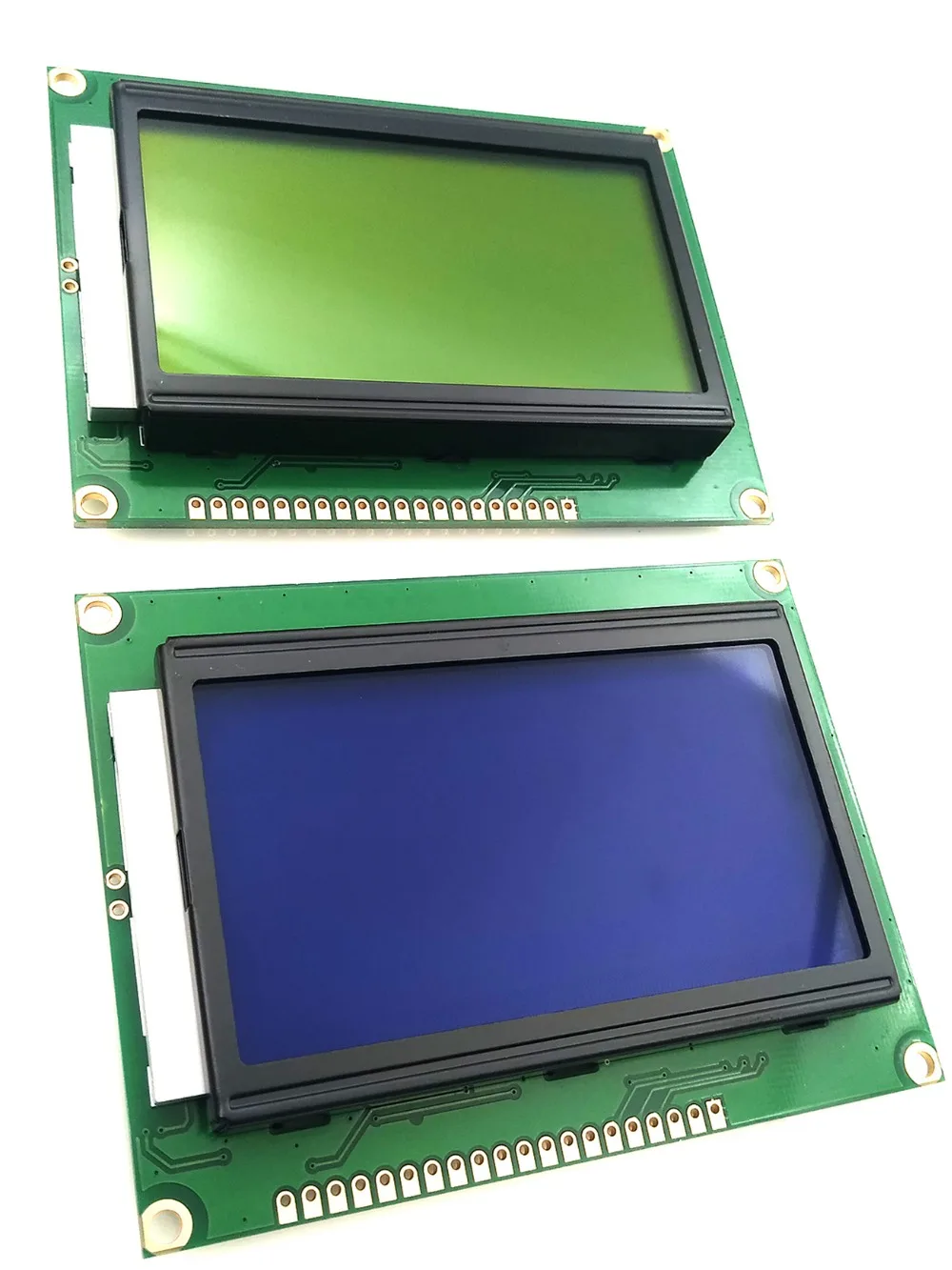 12864 graphic blue / green screen backlit LCD display module 5V ST7920 parallel port for ardui raspberry pi
12864 graphic blue / green screen backlit LCD display module 5V ST7920 parallel port for ardui raspberry pi