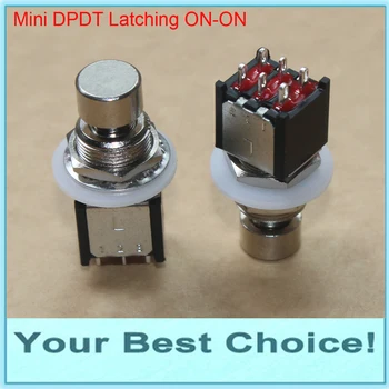 100pcs/Lot Mini DPDT Latching ON/ON Guitar Effect Push Button Stomp Pedal Foot Switch (DHL free shipping to most country)
100pcs/Lot Mini DPDT Latching ON/ON Guitar Effect Push Button Stomp Pedal Foot Switch (DHL free shipping to most country)
