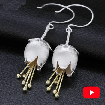 NOT FAKE Earrings 925 Sterling silver S925 mixed colour flower lantern Cute luxury pure handicraft lady authentic solid Silver
NOT FAKE Earrings 925 Sterling silver S925 mixed colour flower lantern Cute luxury pure handicraft lady authentic solid Silver
