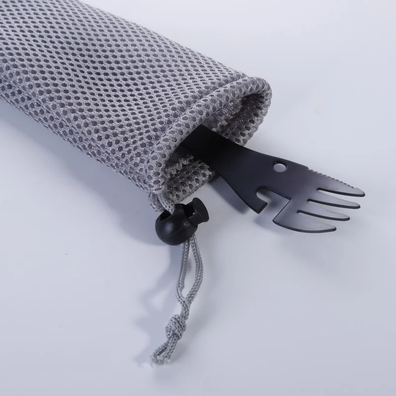 Multifunctional Titanium Spork with Bottle Opener Lightweight Eco-Friendly Spoon Fork for Travel Camping with Storage Case and B
Multifunctional Titanium Spork with Bottle Opener Lightweight Eco-Friendly Spoon Fork for Travel Camping with Storage Case and B