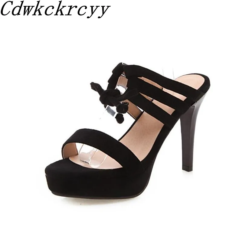 Summer New pattern Europe and America fashion High-heeled woman Slipper black sexy High-heeled Thick bottom Slipper size 34-43
Summer New pattern Europe and America fashion High-heeled woman Slipper black sexy High-heeled Thick bottom Slipper size 34-43