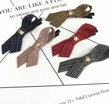 1PC Bowknot Side Clip Pleuche Hair Clip Fabric Cloth Stripe Hair Clips for Kids Girls
1PC Bowknot Side Clip Pleuche Hair Clip Fabric Cloth Stripe Hair Clips for Kids Girls