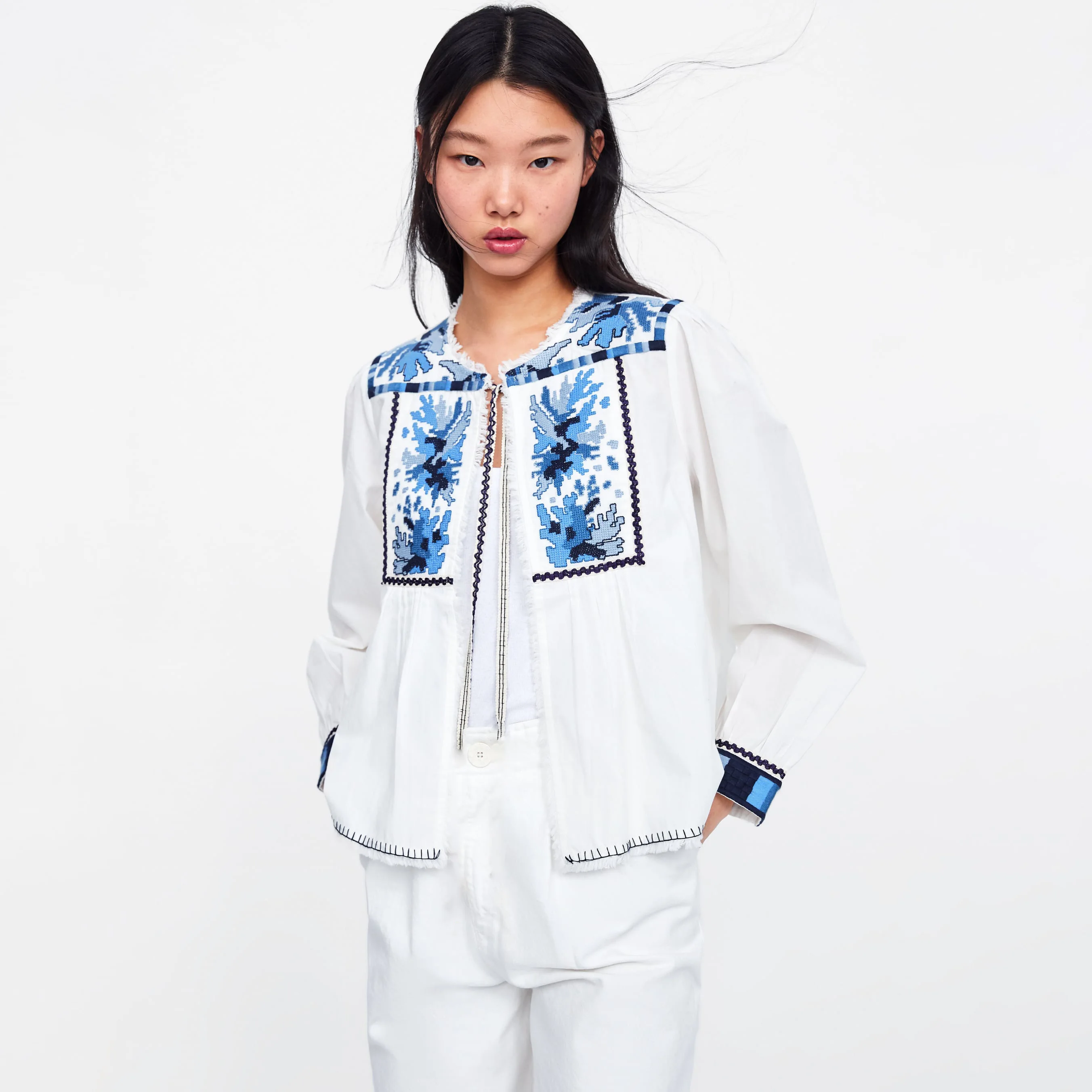 Jastie Boho Embroidered Jacket Top Tassel Round neck Long Sleeve Jackets Shirts Frayed Hem Casual Women Shirt Cardigan Top Blusa
Jastie Boho Embroidered Jacket Top Tassel Round neck Long Sleeve Jackets Shirts Frayed Hem Casual Women Shirt Cardigan Top Blusa