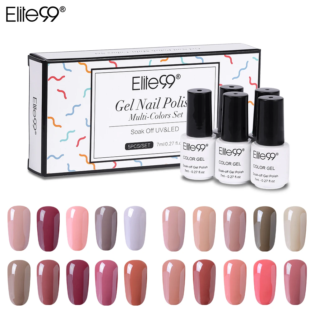 Elite99 5 Pieces/lot Nude Color Gel Polish With Gift Box Platinum Color UV Gel Polish Soak Off Nail Art Manicure Gel Varnishes
Elite99 5 Pieces/lot Nude Color Gel Polish With Gift Box Platinum Color UV Gel Polish Soak Off Nail Art Manicure Gel Varnishes