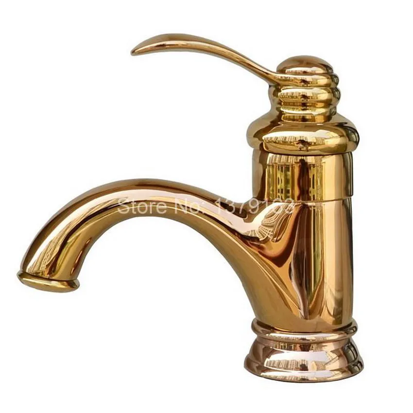 Gold Rose golden One Hole/Handle Bathroom Vessel basin Faucet mixer tap single lever agf049
Gold Rose golden One Hole/Handle Bathroom Vessel basin Faucet mixer tap single lever agf049