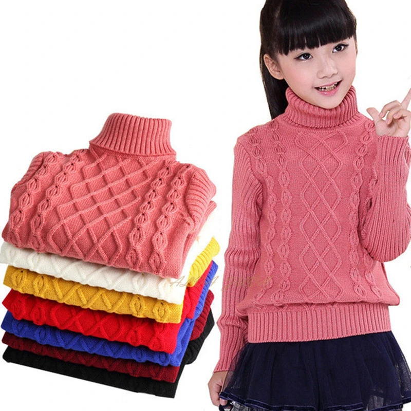 Children Boys Girls Sweaters Autumn Winter School Kids Knitted Pullover Warm Outerwear Plus Velvet Turtleneck Sweater Clothes
Children Boys Girls Sweaters Autumn Winter School Kids Knitted Pullover Warm Outerwear Plus Velvet Turtleneck Sweater Clothes